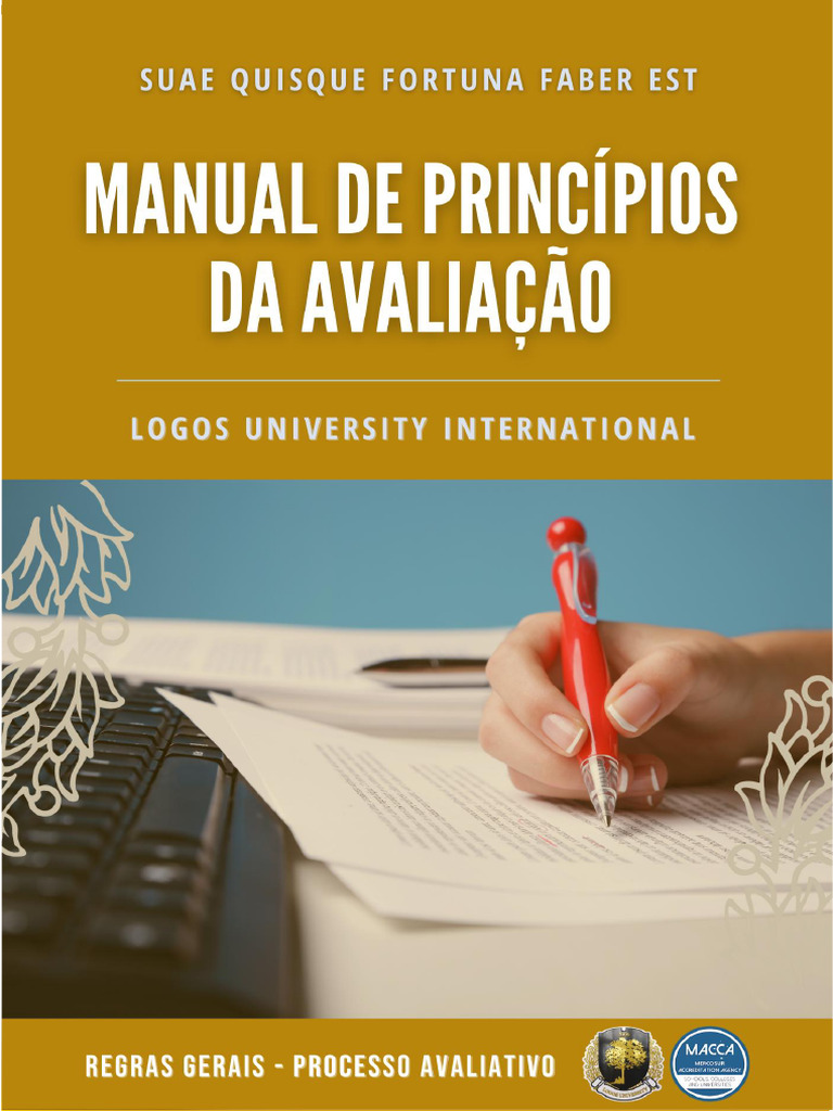 Manual de Princípios Da Avaliação | PDF | Aprendizado | Comentários
