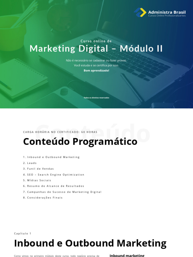 SEO Avançado: Marketing de Conteúdo | PDF | Marketing | SEO
