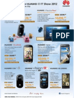Huawei IT Show 2012 flyers