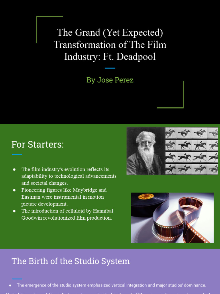 The Grand (Yet Expected) Transformation of The Film Industry | PDF ...