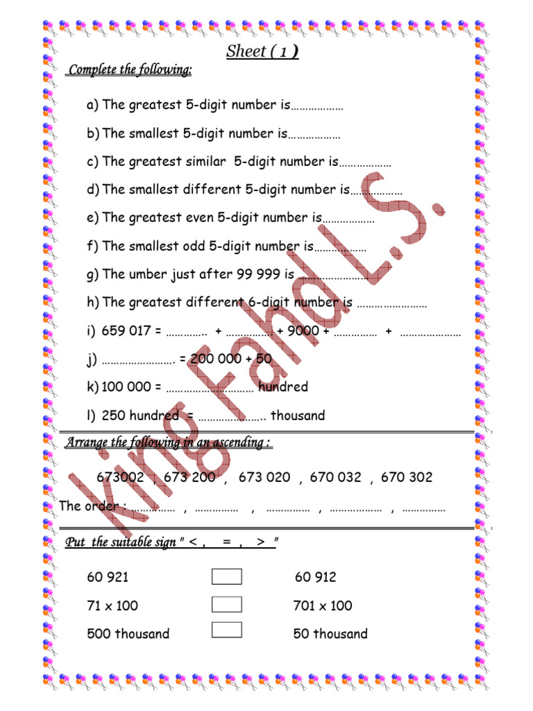 Sheet 1 | PDF