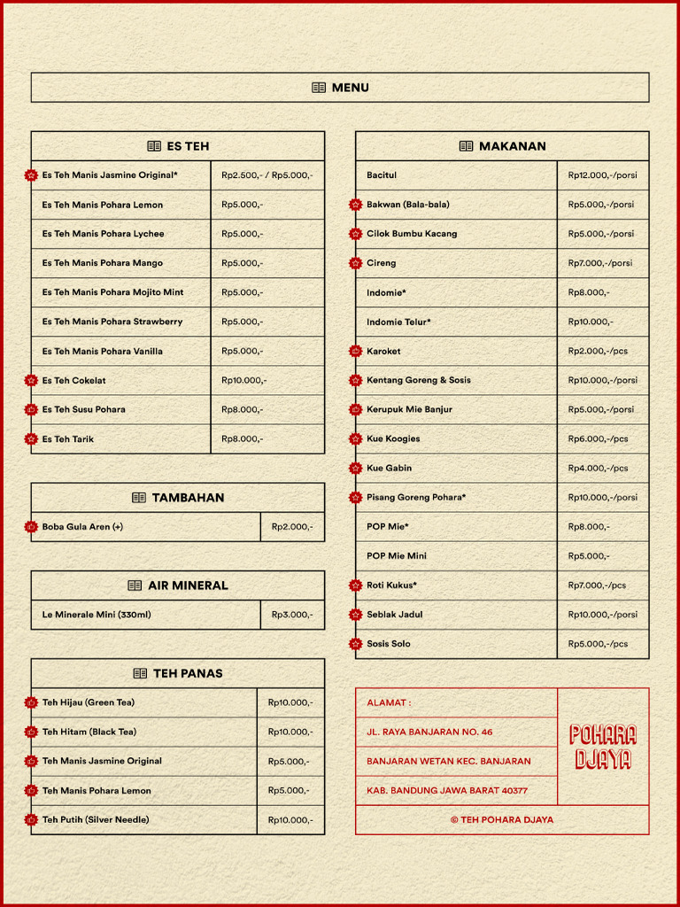 Menu | PDF