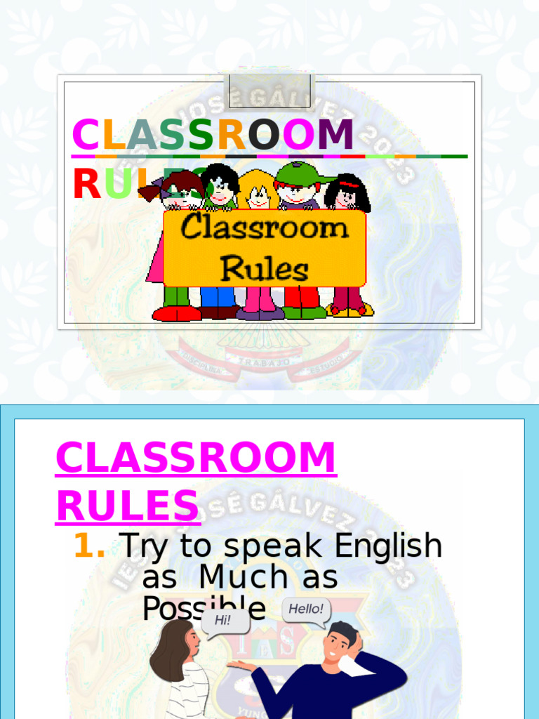 Essential Classroom Rules for Students | PDF