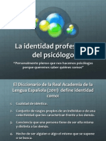 Identidad Del Psicologo