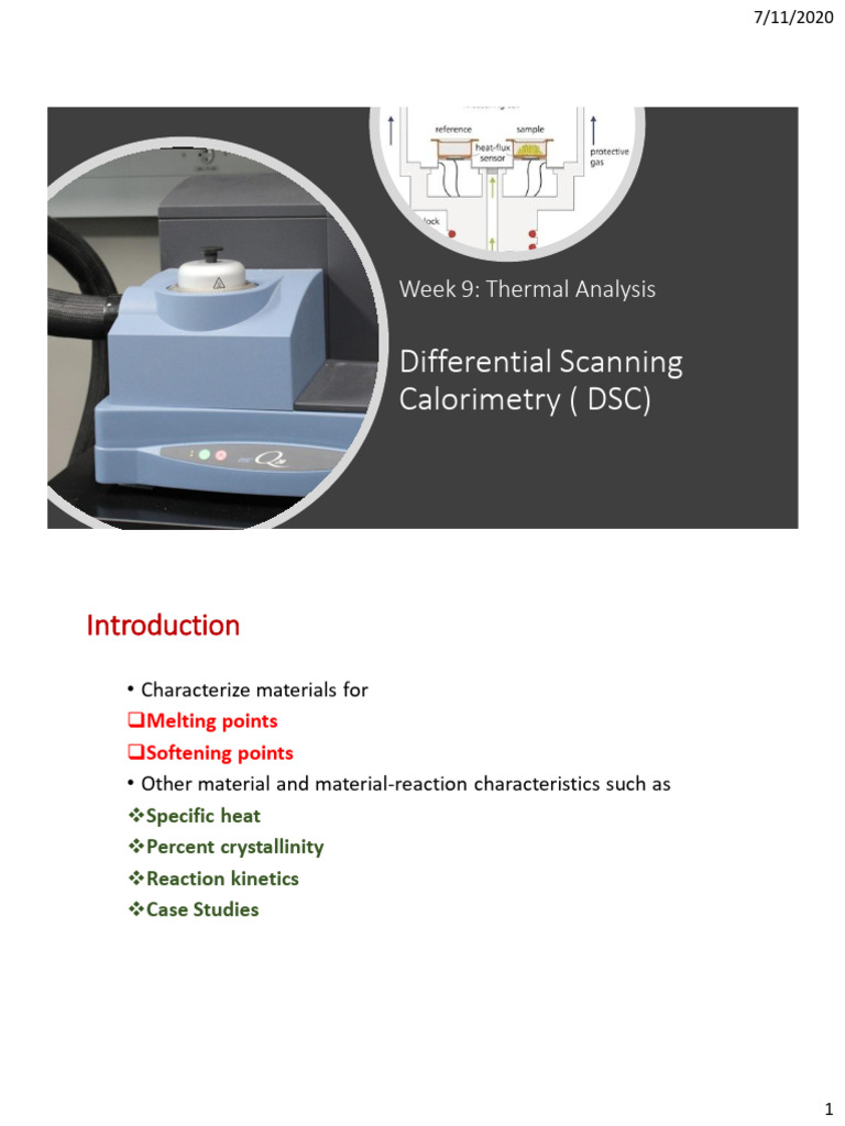 Differential Scanning Calorimetry Overview | PDF | Differential ...