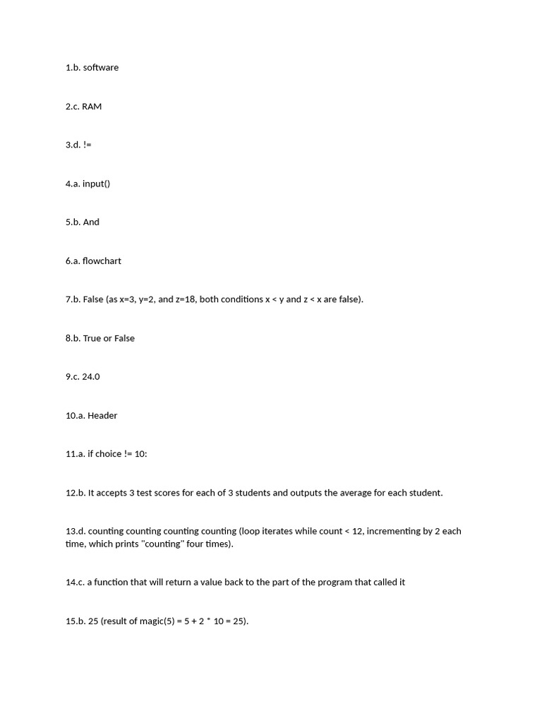 Programming Concepts and Logic Explained | PDF