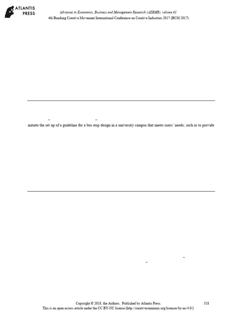 Development of A Bus Stop Design Guideline: Case Study On The Main ...