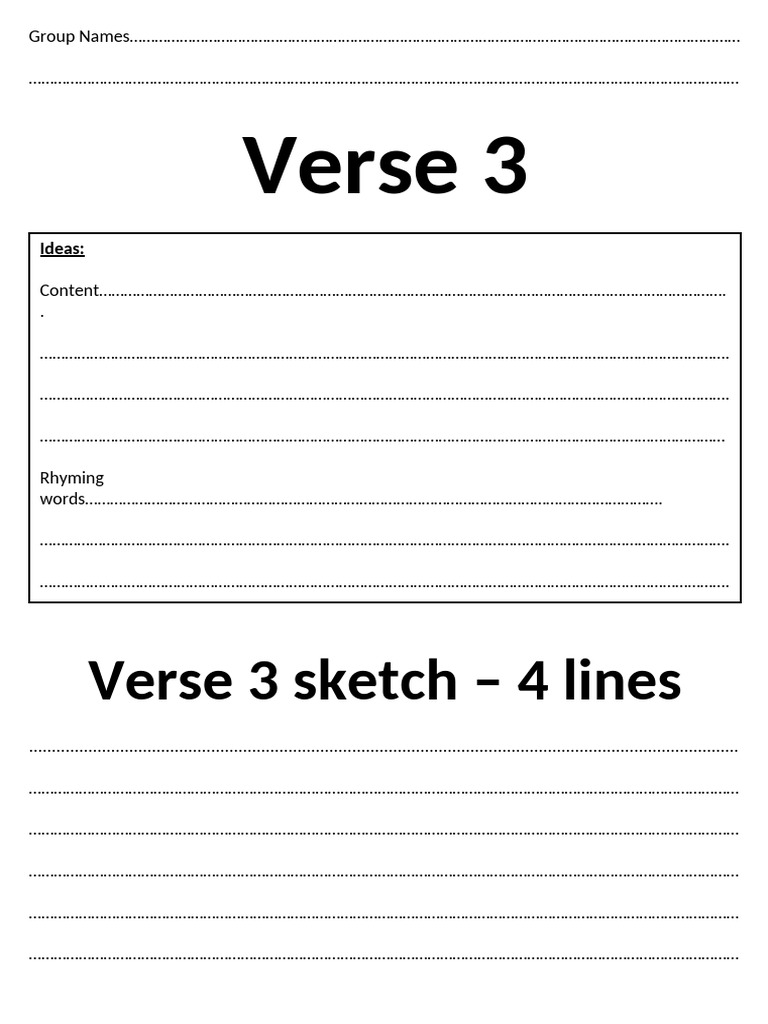 Verse 3 Pdf