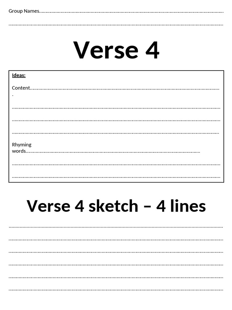 Verse 4 Pdf