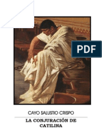 Cayo Salustio Crispo La Conjuracion de Catilina