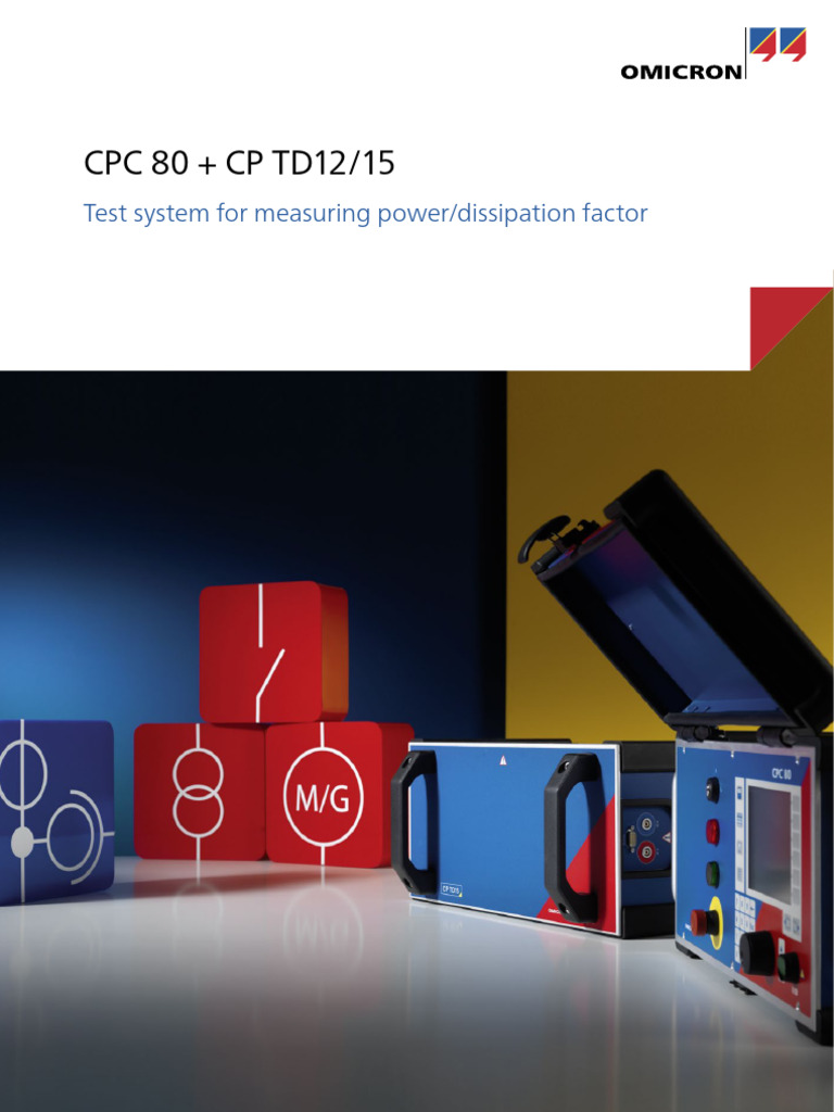 CPC 80 + CP TD12/15 Test System Overview | PDF | Alternating Current ...