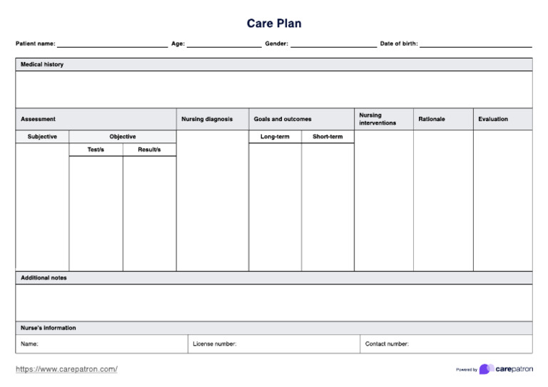 Community Health Nursing Care Plan | PDF