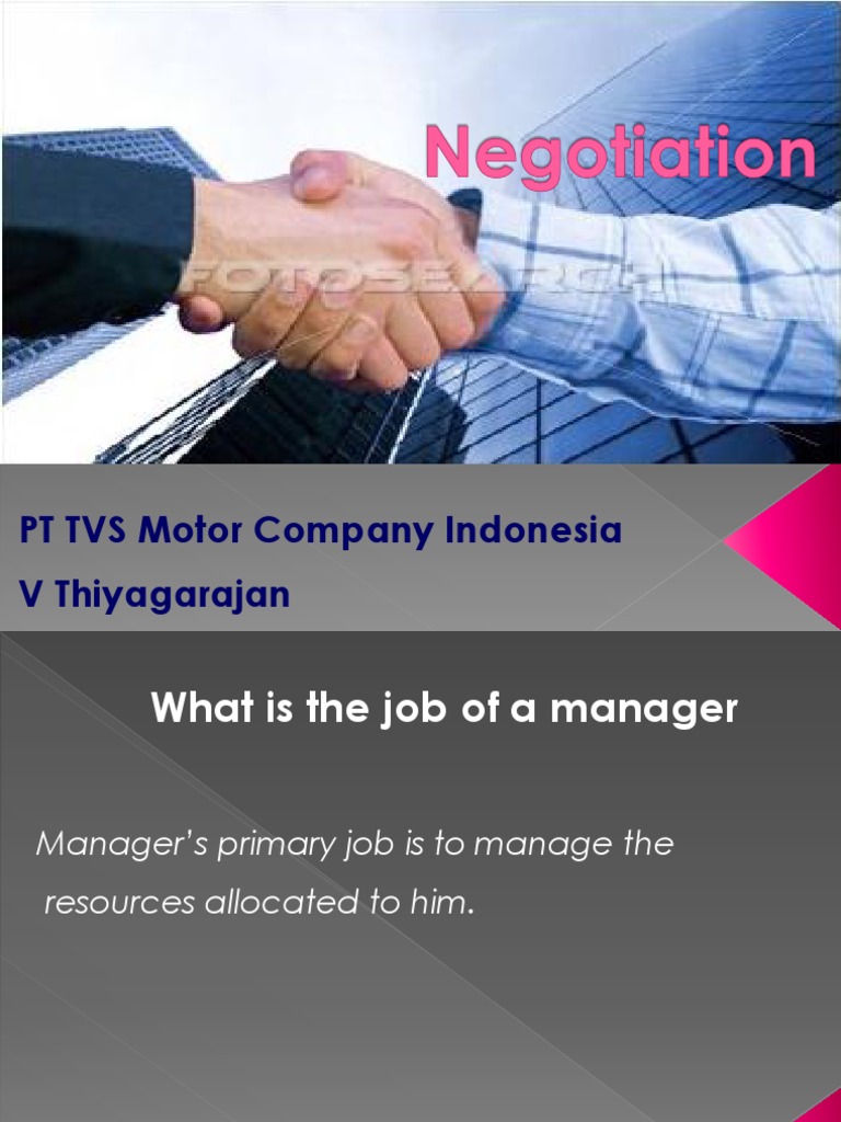 Effective Negotiation Strategies for Managers | PDF | Negotiation ...