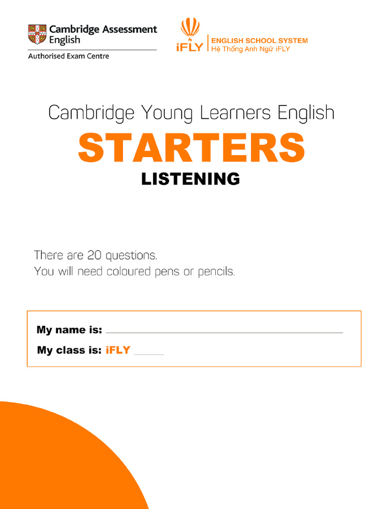 Mock Test - Starters L | PDF