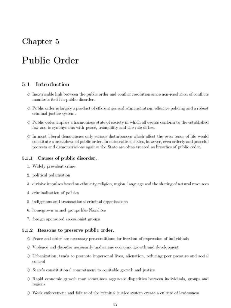 Public Order and Conflict Resolution | PDF | Police | Justice