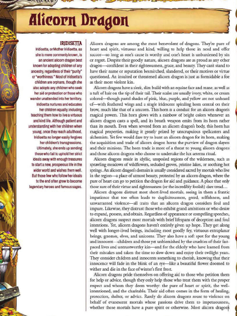 Alicorn Dragon v3 | PDF