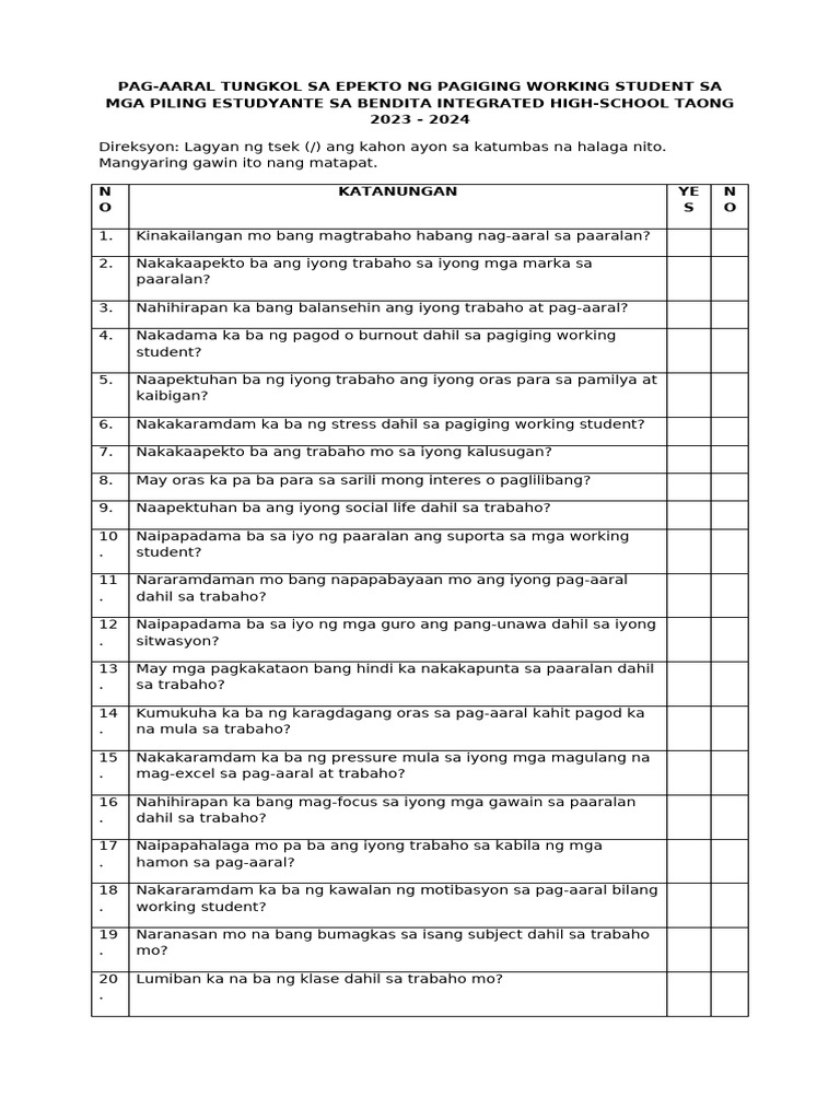 Survey | PDF