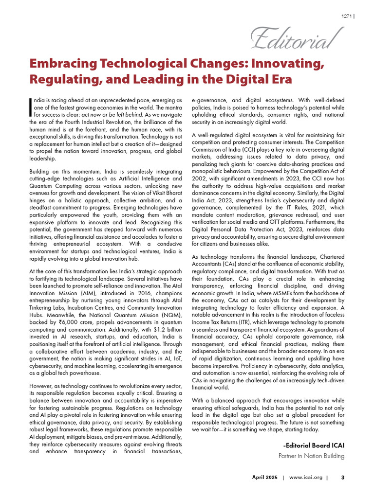 India's Digital Transformation Strategies | PDF | Artificial ...