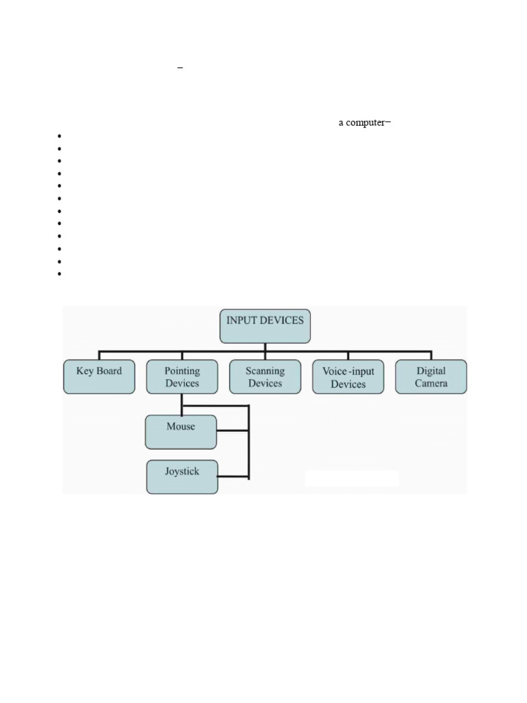 Computer Input Devices Overview | PDF | Image Scanner | Computer Keyboard