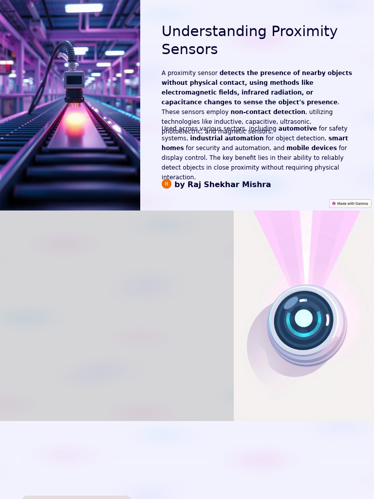 Proximity Sensors: Types and Applications | PDF