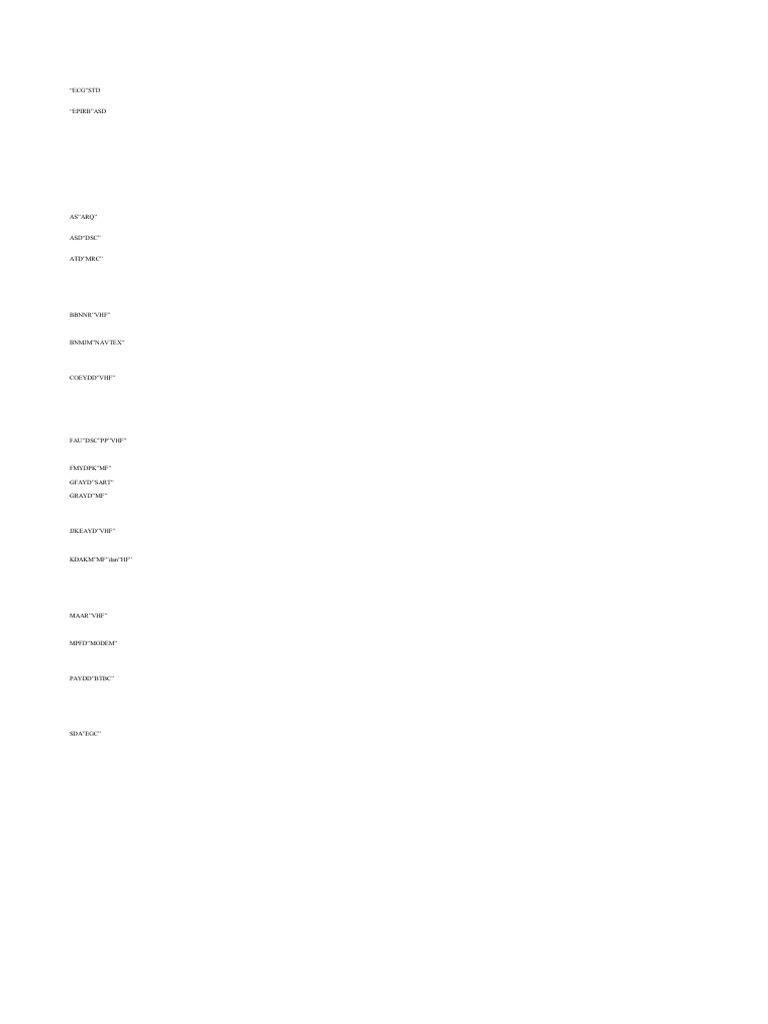 Maritime Safety Communication Codes | PDF