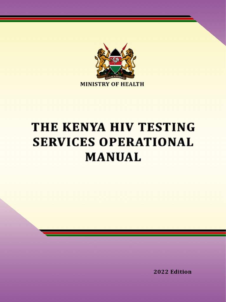 Kenya HTS Manual | PDF | Sexually Transmitted Infection | Hiv/Aids