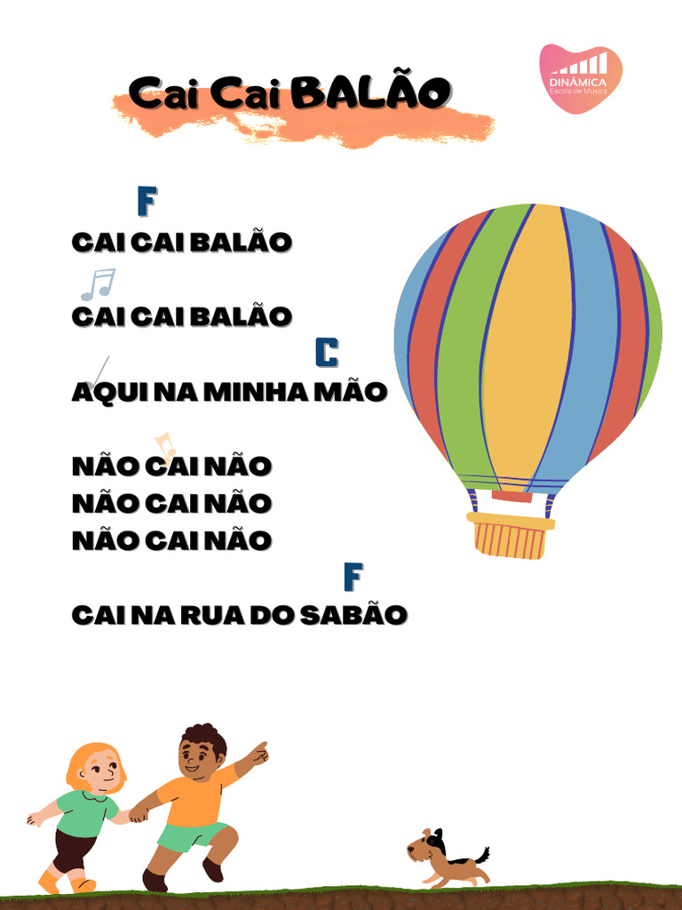 Atividades com a música Cai Cai Balão | PDF