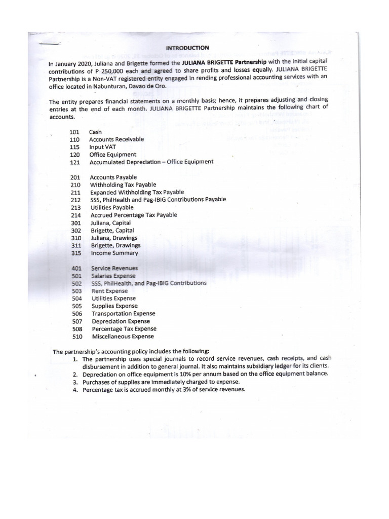 Bookkeeping 1 | PDF