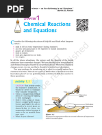 Class 10 Chemistry Project | PDF | Chemical Reactions | Chemical Substances