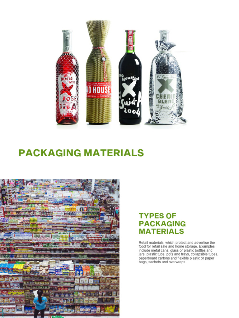 01 Packaging Materials | PDF | Polyethylene | Polystyrene