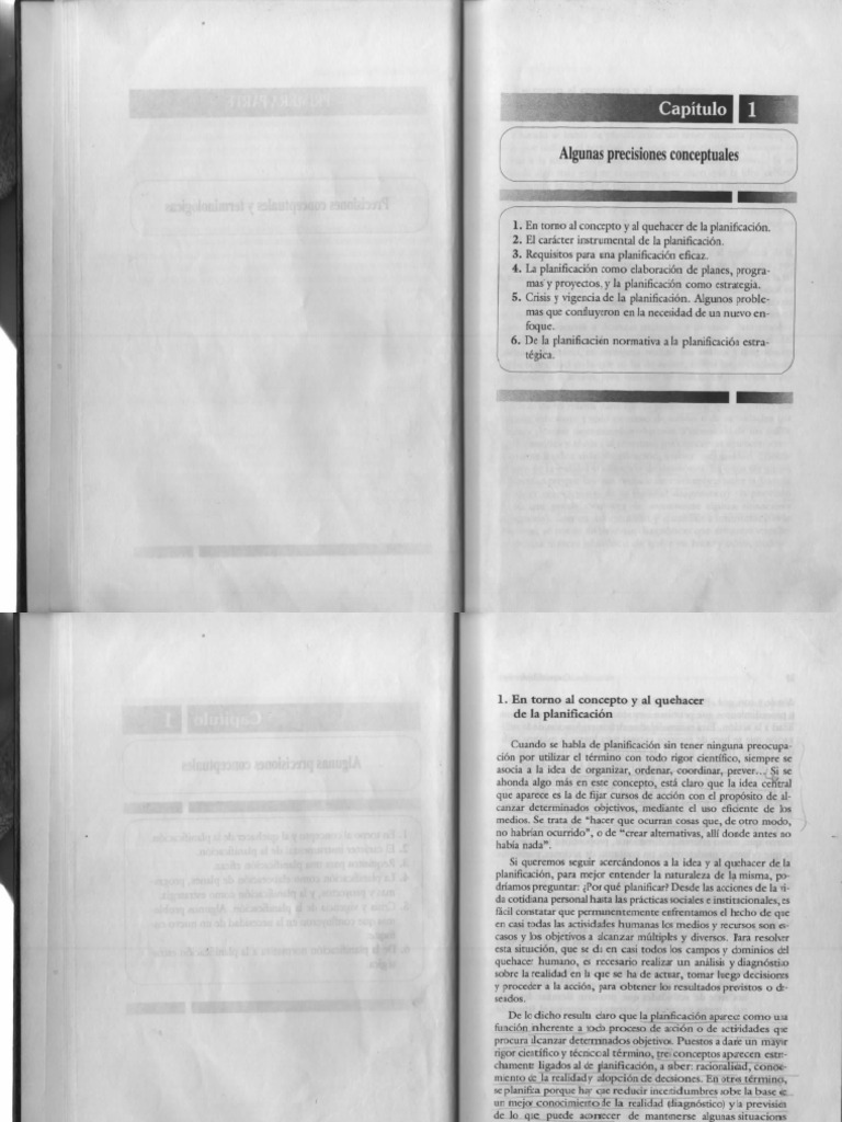 CAP1Introduccion A La Planificación Ander Egg Ezequiel | PDF