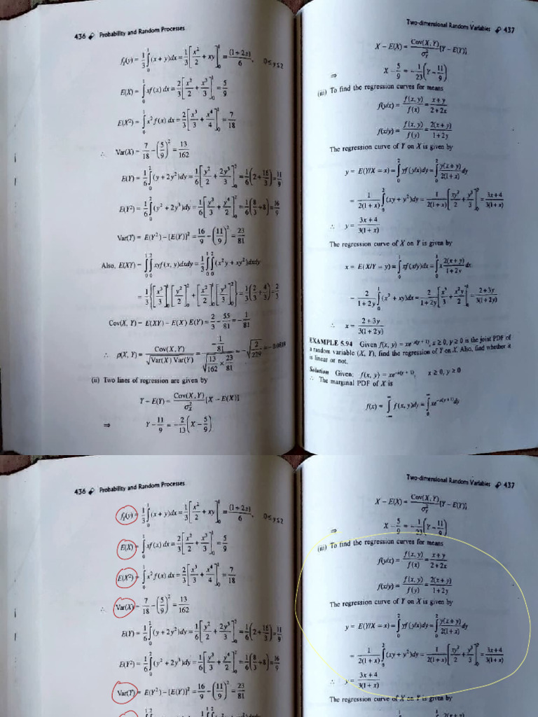 Regression Analysis of Random Variables | PDF | Probability Density ...
