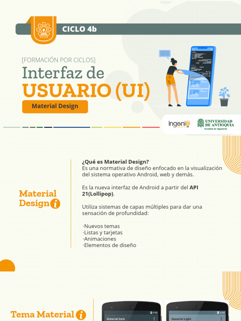 Guía de Material Design en Android | PDF | Ingeniería de software ...