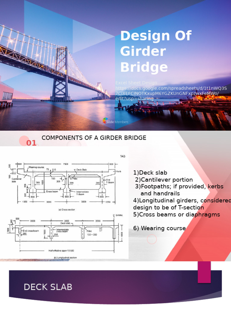 Girder Bridge Design Overview | PDF | Bending | Beam (Structure)