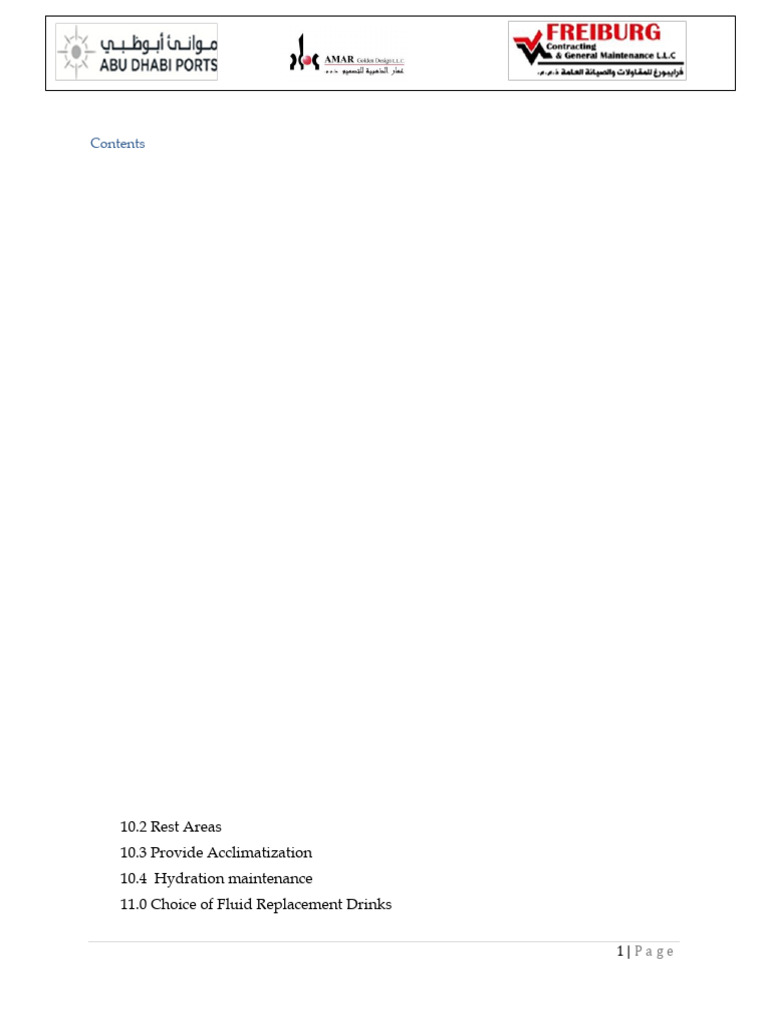 Heat Stress Management Plan Overview | PDF | Hyperthermia | Dehydration