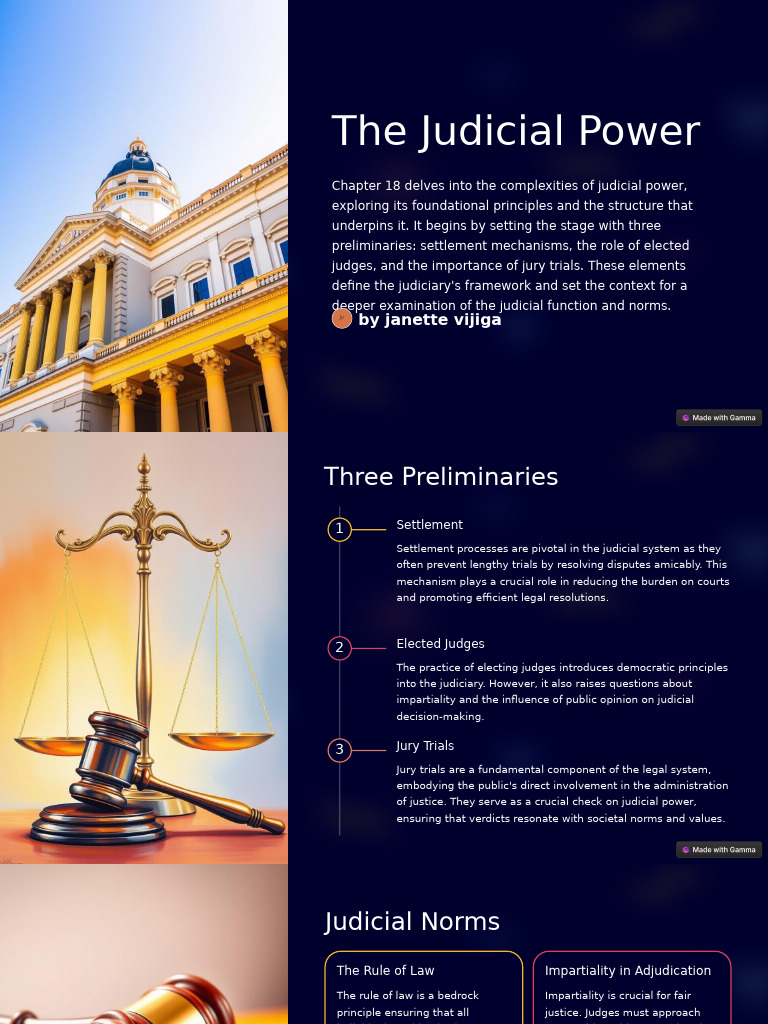 Understanding Judicial Power Dynamics | PDF | Trials | Judiciaries