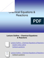 Chemical Equations & Reactions