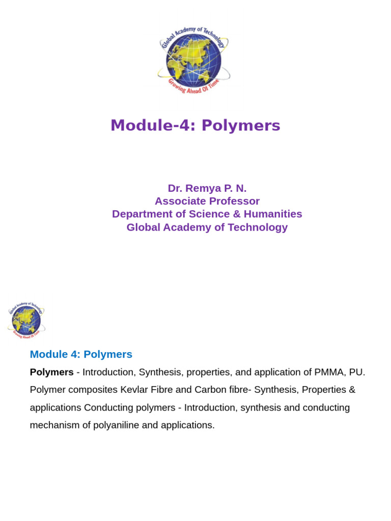 Overview of Polymers and Their Applications | PDF | Polymers ...