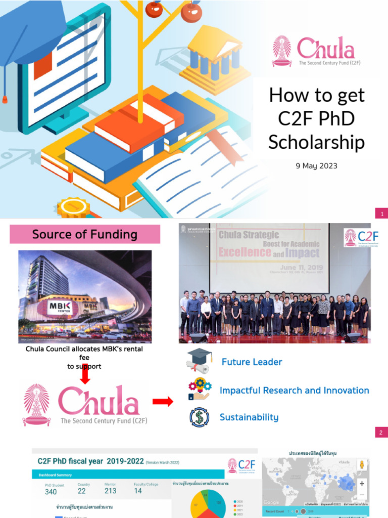 How To Get C2F PHD Scholarship 2023 | PDF | Doctor Of Philosophy ...