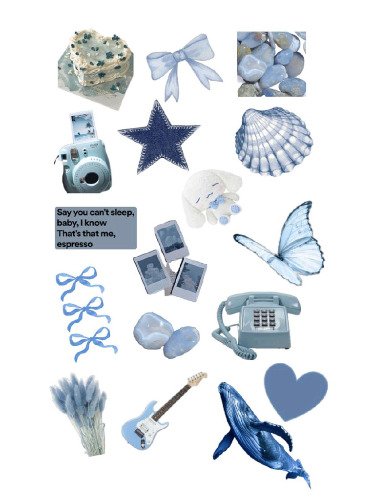 Elemen Soft Blue Canva | PDF