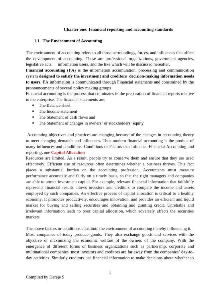 Understanding Financial Reporting Standards | PDF | International ...