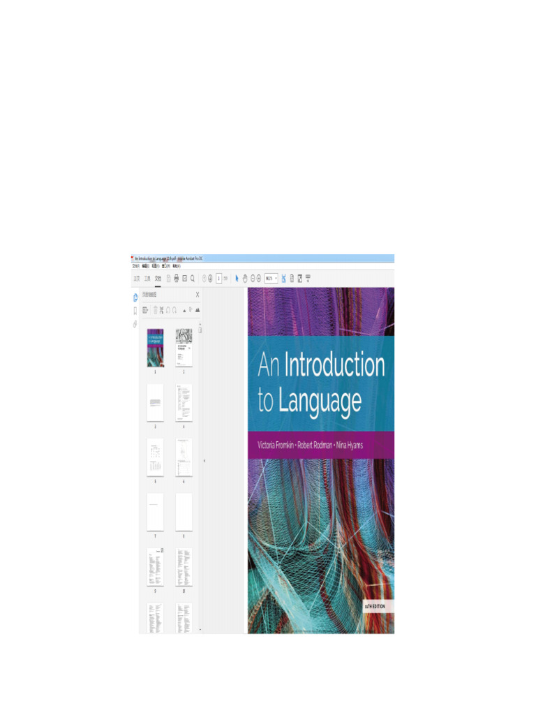 Ebook PDF) An Introduction To Language 11th Edition PDF