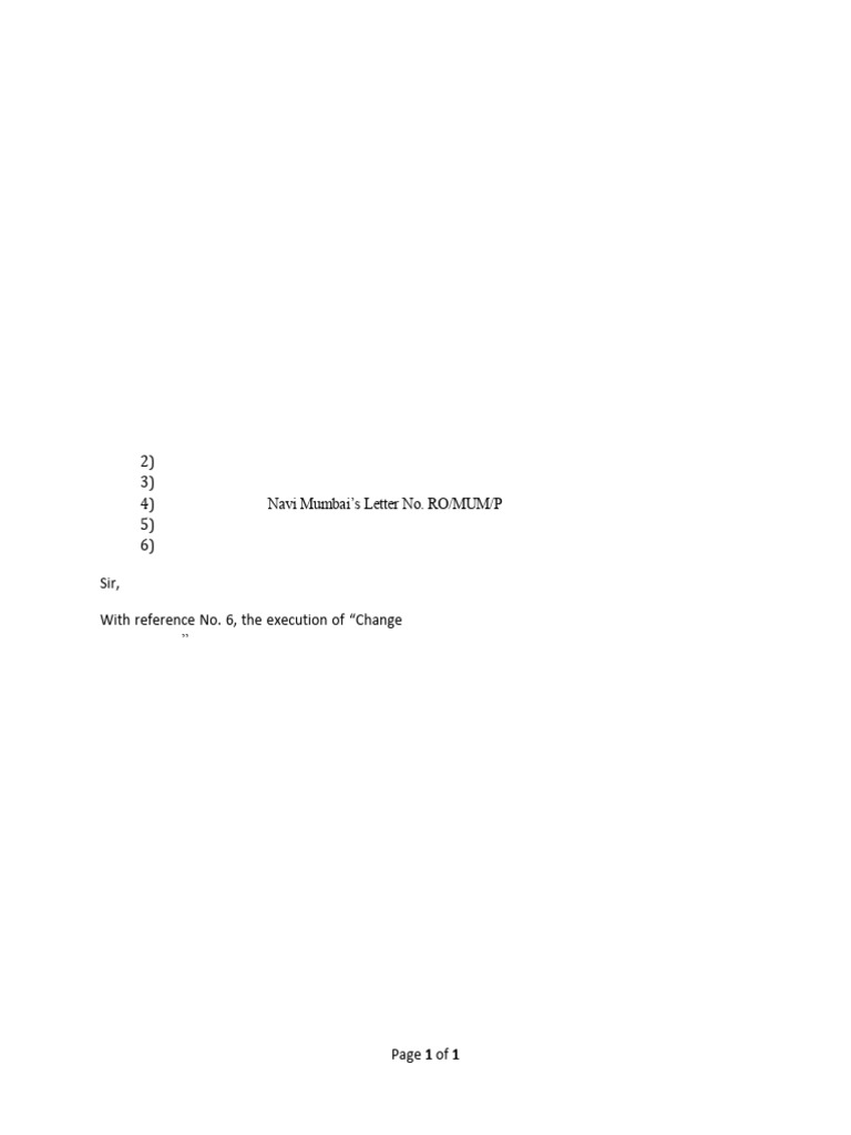 NH-752H Project Change Order Notice | PDF