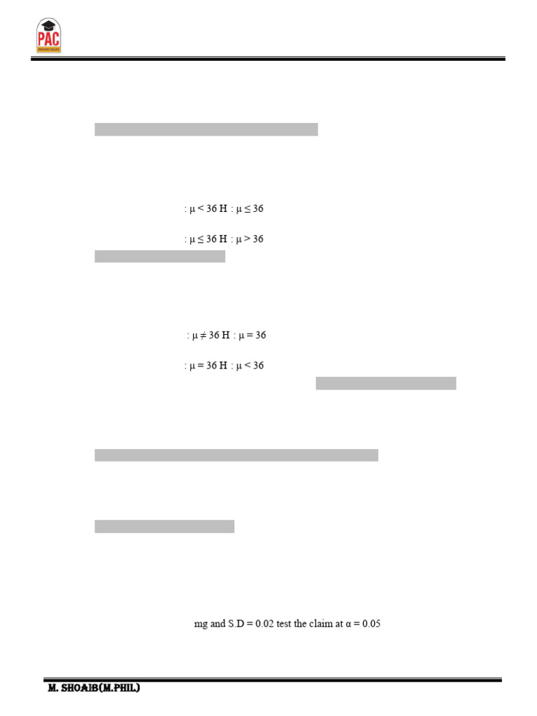 CHAPTER 14 - Assignment - Sol. | PDF | Student's T Test | Null Hypothesis