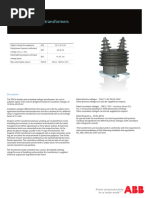 ABB TPU 4x.xx Indoor Current Transformers | PDF | Transformer ...