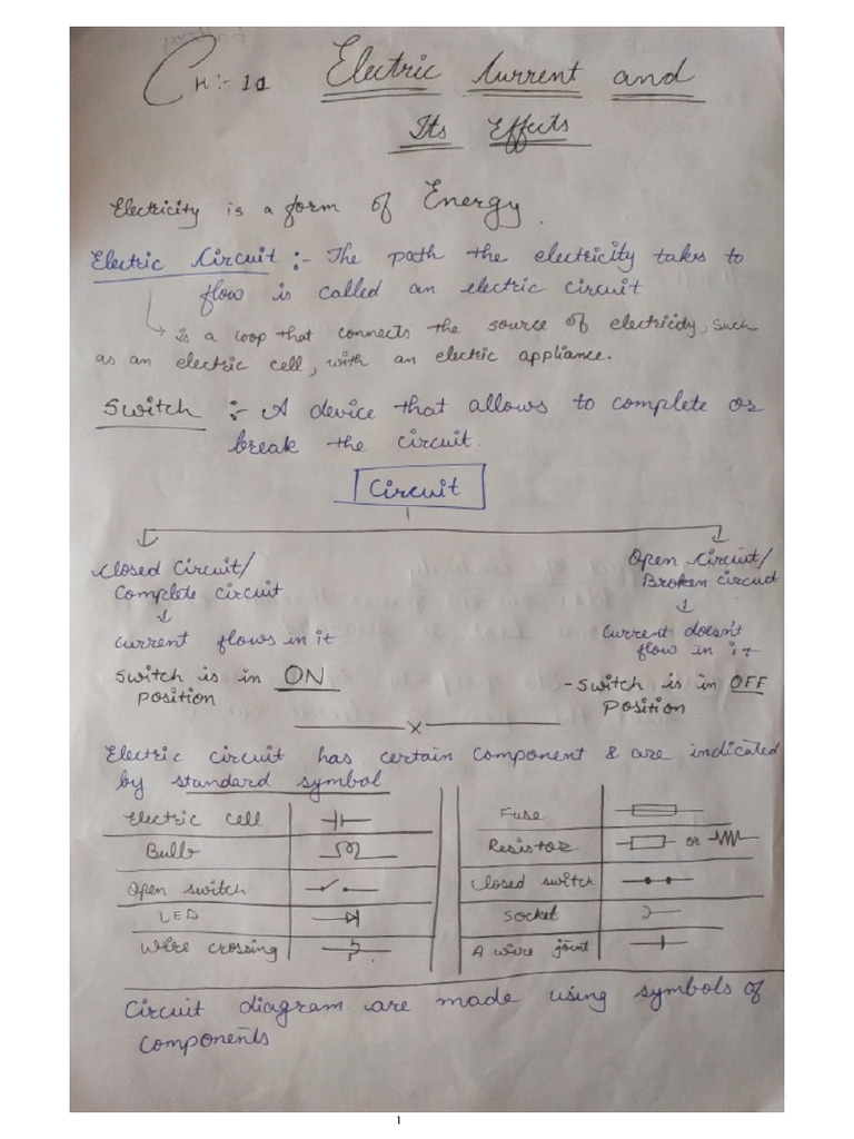 Sci CH 10 Notes | PDF