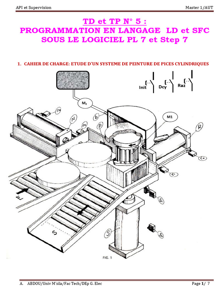 Programmation SFC pour Système Automatisé | PDF | Technologies du gaz ...