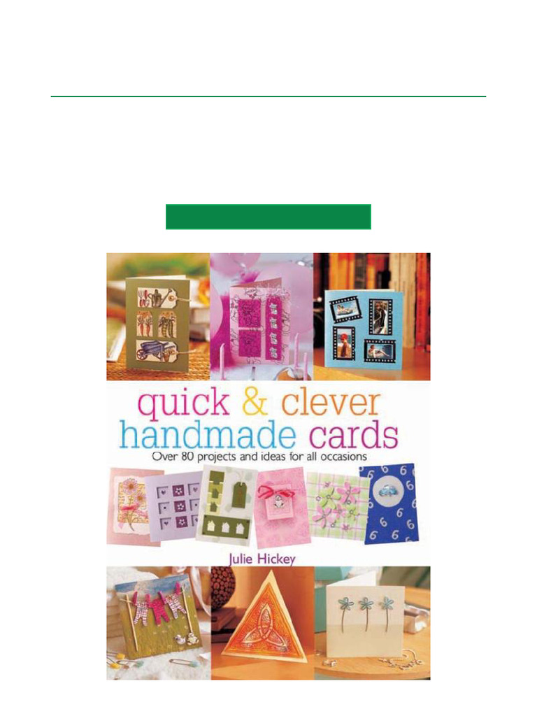 80+ Handmade Card Ideas for All Occasions | PDF