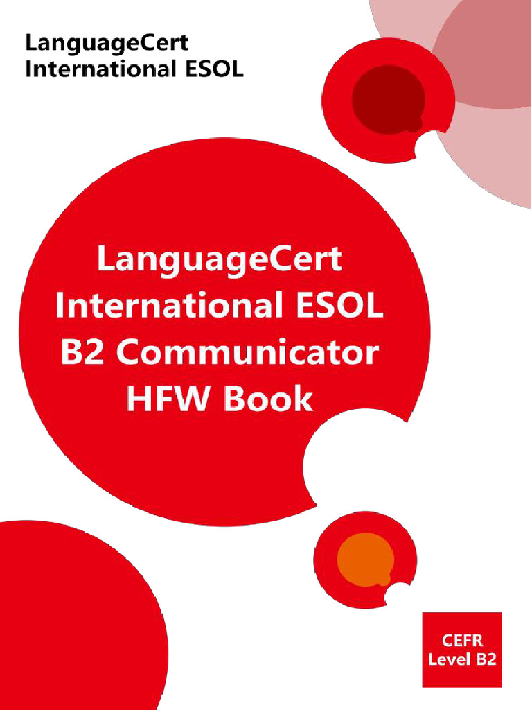 LanguageCert ESOL Exam Overview | PDF | Psychology
