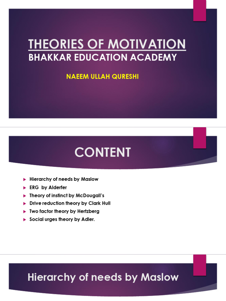 Understanding Motivation Theories | PDF | Motivation | Motivational